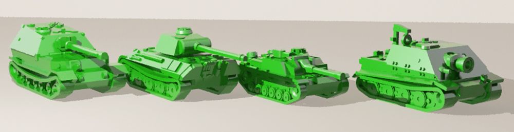 Diger Maket ve Modeller HOBART 3D Bask Satlk O-0085 1/100 Askeri Aralar Seti