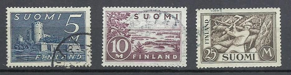 Pullar Satlk Finlandiya 1930 Damgal Gnlk Pul Serisi