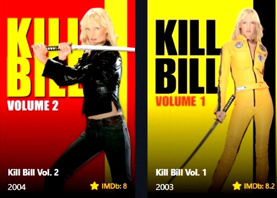 Aksiyon, Macera Filmleri Dier Satlk Kill Bill Box Set