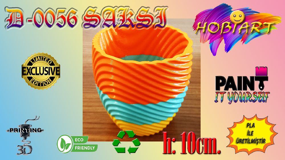 Vazolar 3D Bask Satlk D-0056 Saks