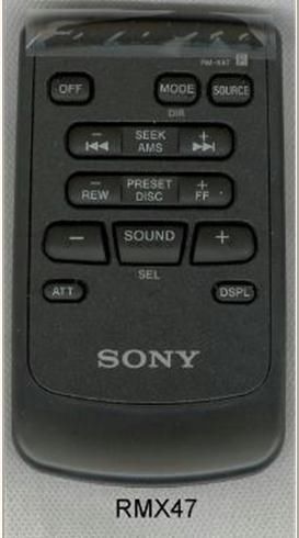 Dier Elektronik Eyalar Satlk Sony RM-X47 Uzaktan Kumanda