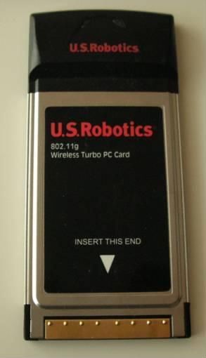 Network rnleri Wireles Turbo Pc Card Satlk US ROBOTICS Wireless PCMCIA Card USR5410