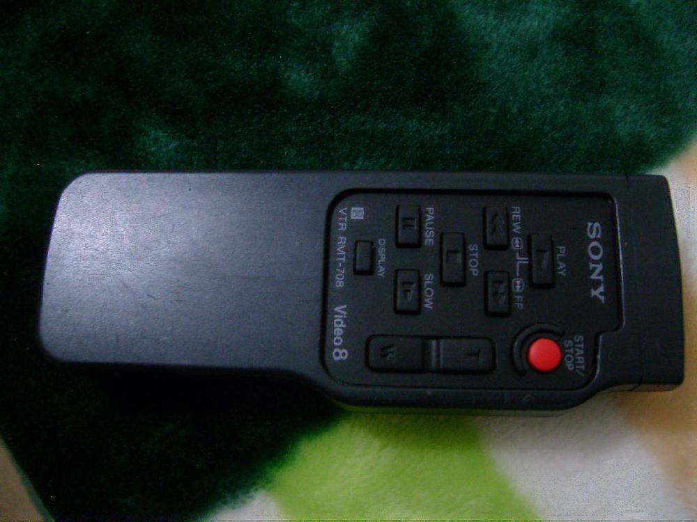 Video Kamera Satlk Sony VTR-RMT 708 Video8 Kamera Kumandas