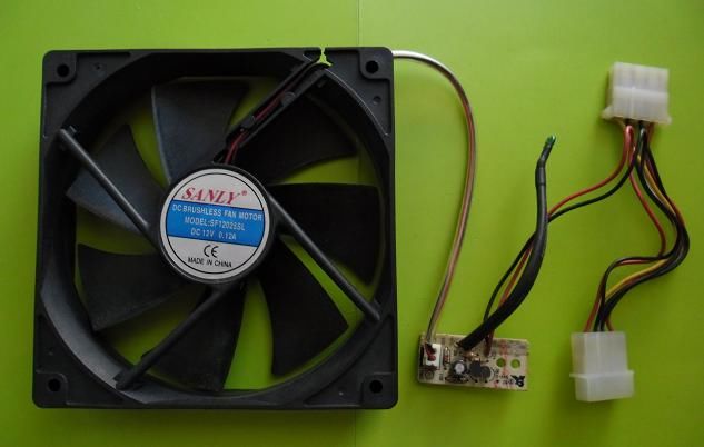 Dier Elektronik Eyalar Elektronik Devre Satlk 12cm Fan + Fan Hz Kontrol Devresi - Son 1 Adet