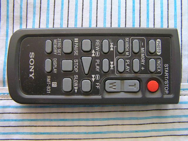 Video Kamera Satlk Sony RMT-831 Uzaktan Kumanda