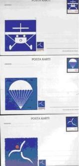 Pullar Satlk 1997 Hava Oyunlar Nf Posta Kart Takm