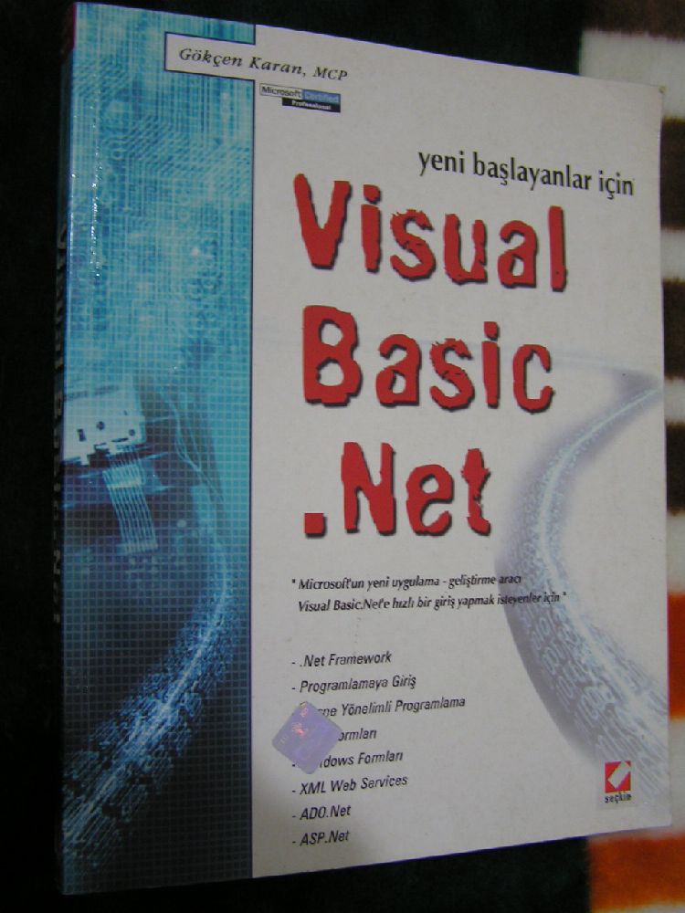 Bilgisayar Kitaplar Bilgisayar-Programlama Kitab Satlk Visual Basic. NET