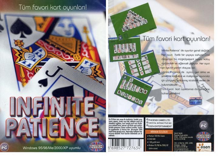 Bilgisayar Oyunlar PC oyun Satlk nfinite patience kart oyunlar