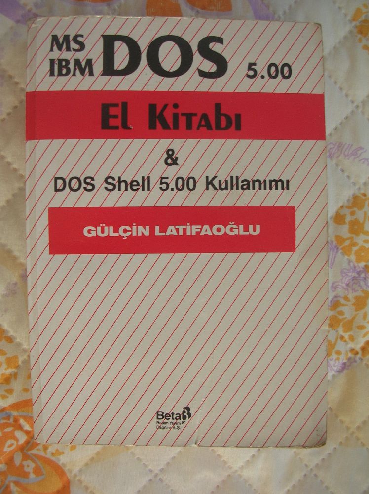 Bilgisayar Kitaplar Satlk MS IBM DOS 5.00 EL KTABI