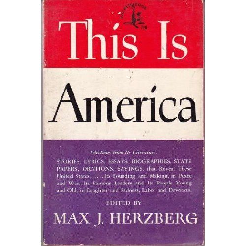 Yabanc Dil Kitaplar Satlk This Is America - Max J. Herzberg