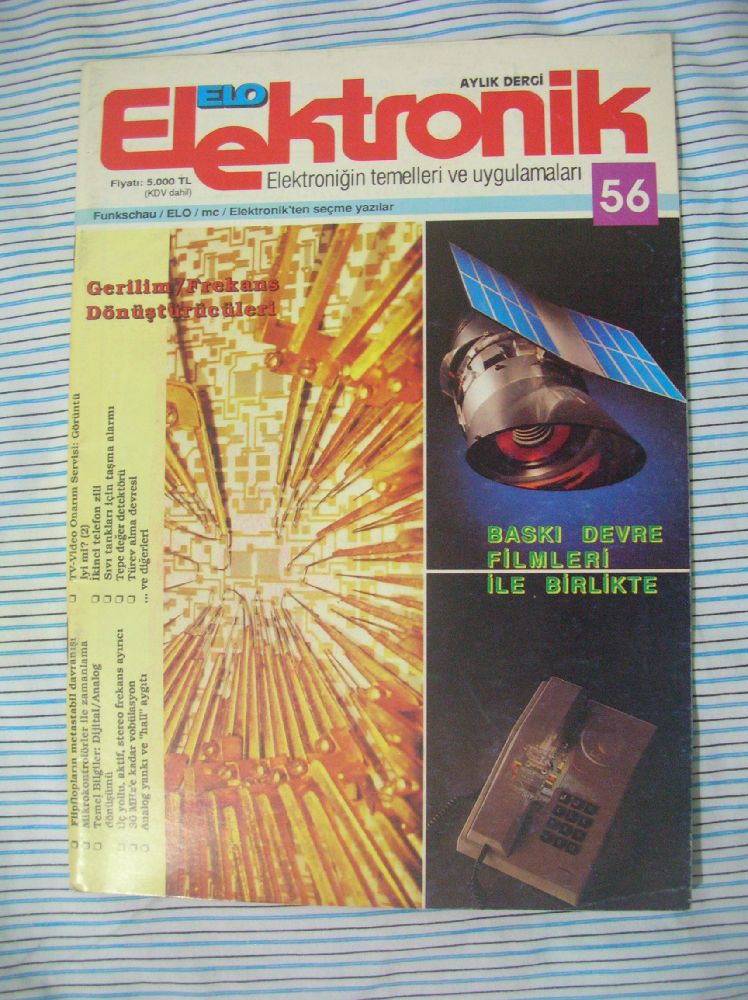 Dier Dergiler Satlk Elo Elektronik Dergisi Say 56 Mays 1990