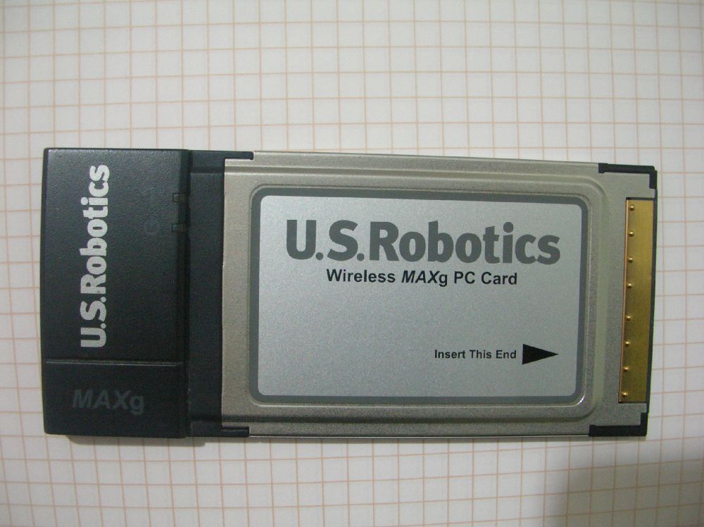 Diz st Satlk U.S.Robotics MAXg Wireless Pcmcia Kart