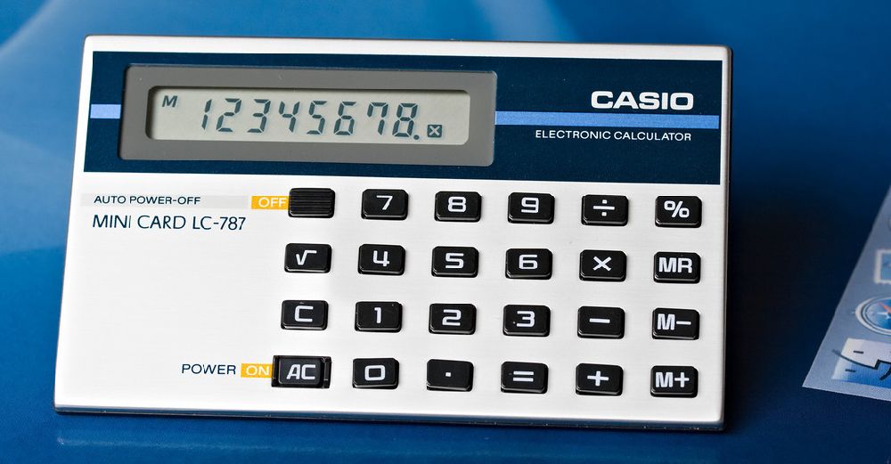 Hesap Makinesi Satlk Casio Mini Card Lc-787  Hesap Makinas