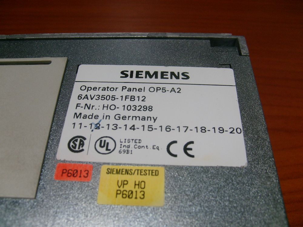 Dier Elektrik Malzemeleri Operator Panel HMI Satlk Siemens COROS OP5-A2 6AV3505-1FB12 HMI