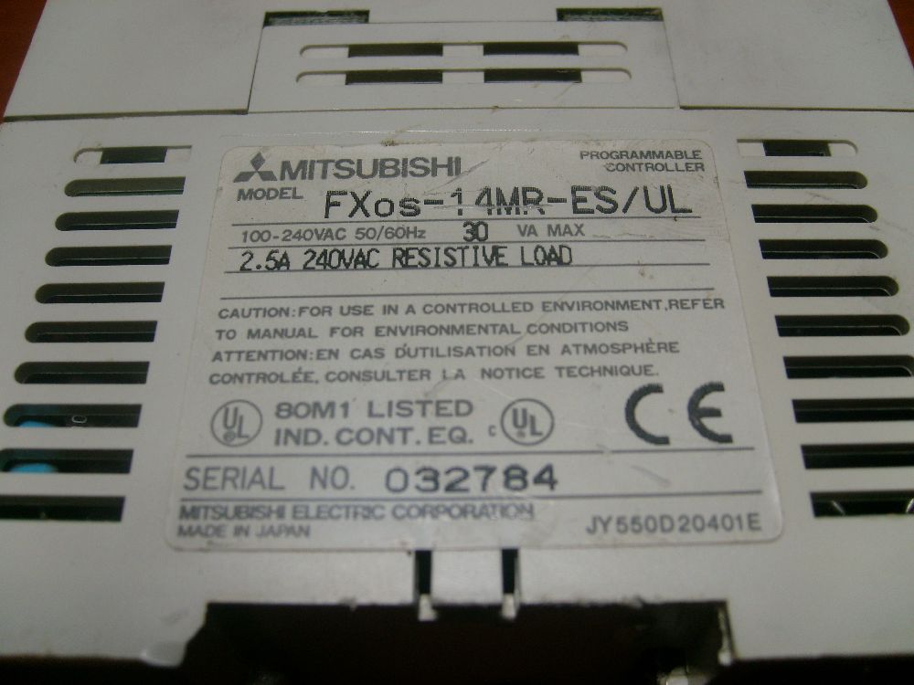 Dier Elektrik Malzemeleri Satlk Mitsubishi Melsec FX0S-14MR-ES UL PLC