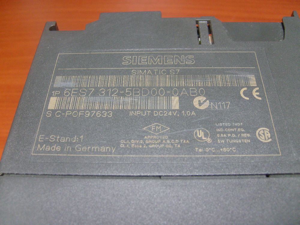 Dier Elektrik Malzemeleri PLC Satlk Siemens Simatic S7 300 CPU312C