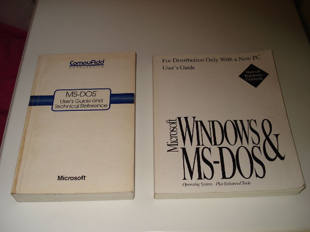Yabanc Dil Kitaplar MS DOS Guide Satlk Ms-Dos Referans Kitaplar (2 adet)