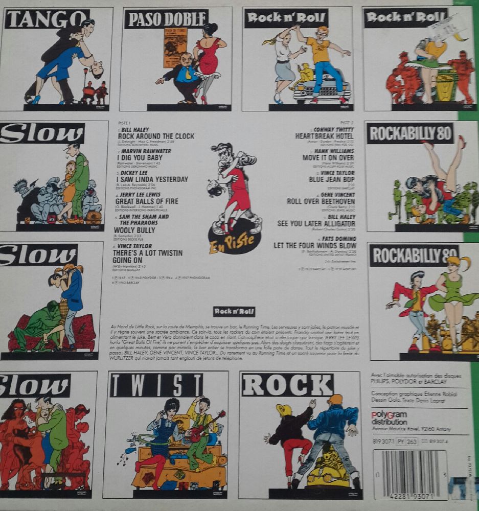 Plaklar 10 arkc paralar Rock'n roll Satlk ROCK'N ROOL SERISI ORIJINAL KAYIT LONGPLAY