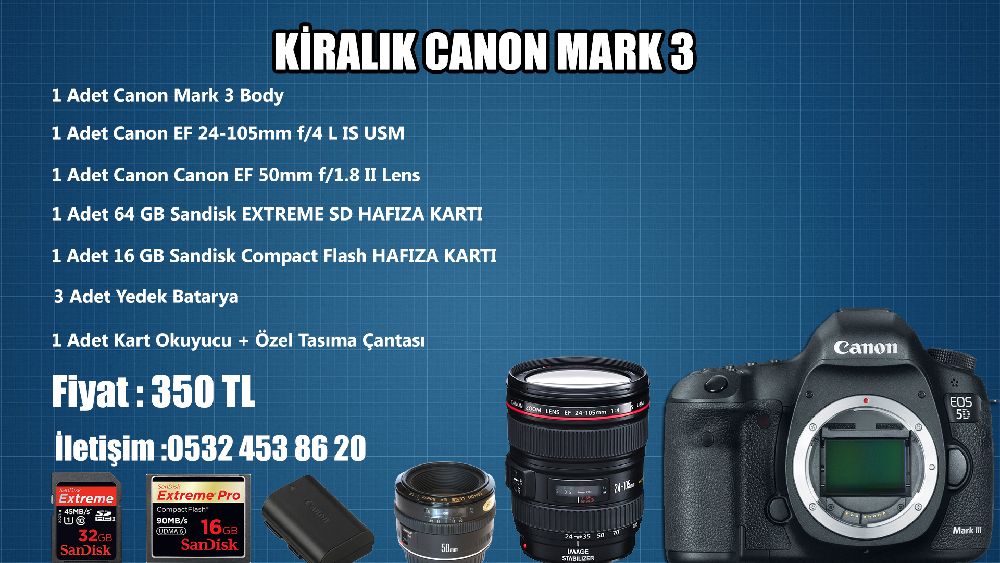 Video Kamera KRALIK CANON MARK 3