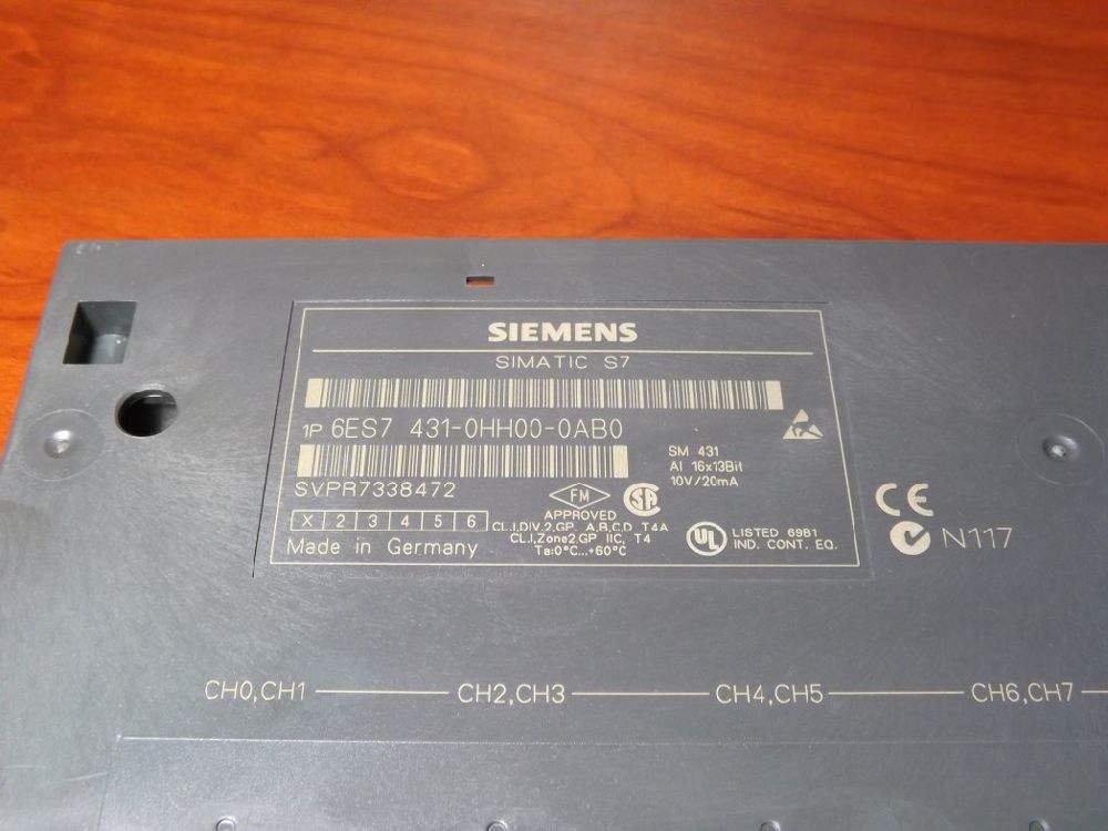 Dier Elektrik Malzemeleri Plc Satlk Siemens Simatic S7 400 6ES7 431-0HH00-0AB0