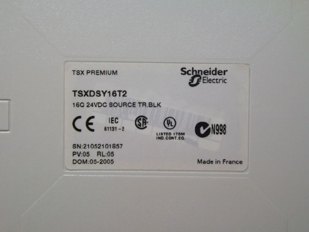Dier Elektrik Malzemeleri Plc Satlk Schneider Modicon TSX Premium TSXDSY16T2