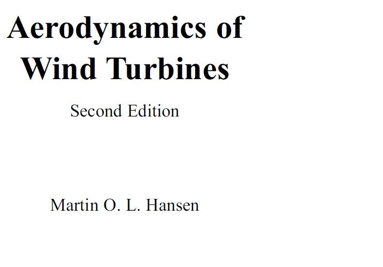 Yabanc Dil Kitaplar Satlk Aerodynamics Of Wnd Turbines