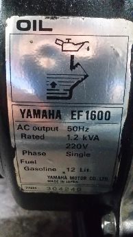 Revizyonu Yeni Yaplm Temiz Yamaha 1.2 kva Jen.