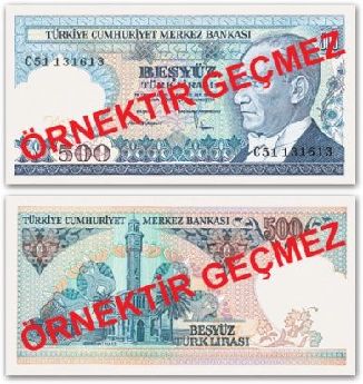 Cumhuriyet Dnemi /E7 Beyz Trk Liras I.Tertip