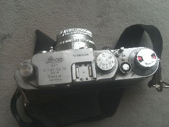 Antika Leica fotoraf makinesi+summitar f2,1953