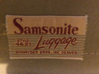 1940 Yllarndan Antika Samsonite Valiz Bavul