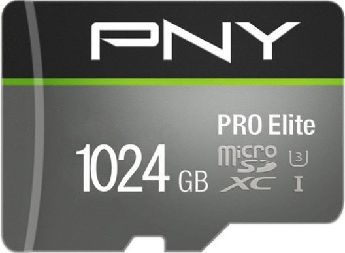 Pny Pro Elite 1024Gb Class 10 Uhs-3 Micro Flash
