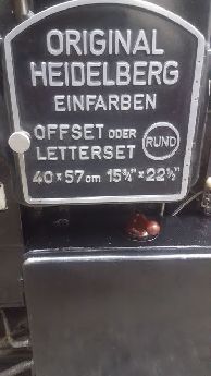 Heidelberg 41X57cm Ofset