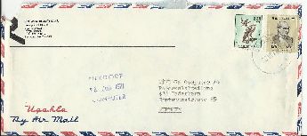 1967 Ku Uak Pullu Zarf