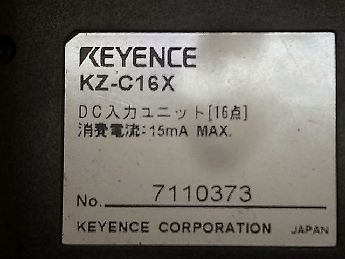 Keyence Kz-C16X Plc Input Module