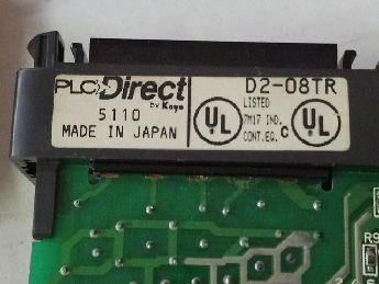 Plc direct koyo d2-08tr relay output module