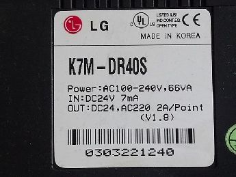 K7M-Dr40S Lg Ls Plc Master-K80S