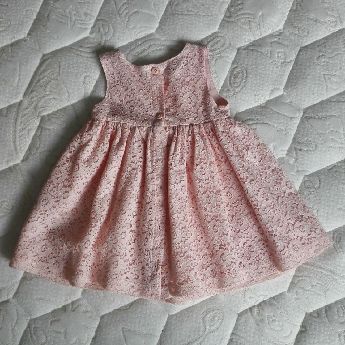 Dantelli bebek abiye elbise