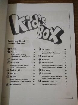 Cambridge kids box activity book