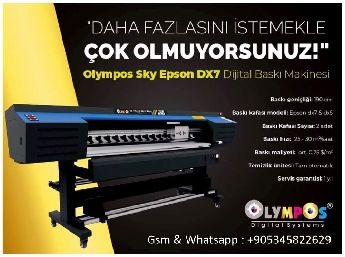 Olympos Epson Dx7 & Dx5 ift Kafa Dijital Bask Ma