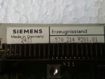 Siemens Cnc Control Circuit Board 570 214 9201.01