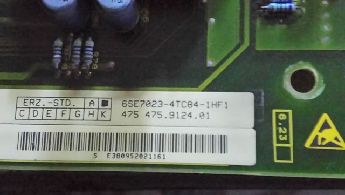 Semens 6Se7023-4Tc84-1Hf1 Card Board