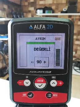 Alfa 2D Ekranl ift Sistem Altn Ayrml Dedektr