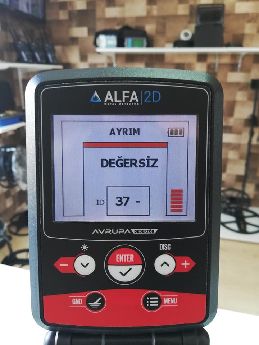Alfa 2D Ekranl ift Sistem Altn Ayrml Dedektr