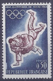 Fransa 1964 Damgasz Tokyo Olimpiyat Oyunlar Seri