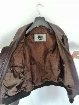 Pop's Leather Fedex Stil Uu Ceketi
