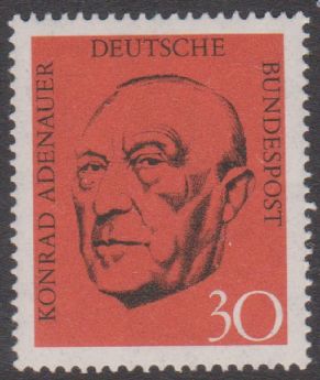 Almanya (Bat) 1968 Damgasz Konrad Adenauer Ant
