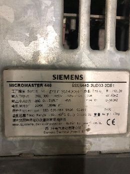 Semens Mcromaster 440 6Se6440-2Ud32-2Db1 22 Kw