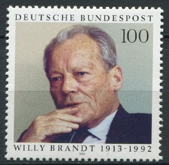 Almanya (Bat) 1993 Damgasz Willy Brandt Serisi