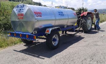 Traktr Sulama Water  Galvaniz 5 Ton Oktar Tanker