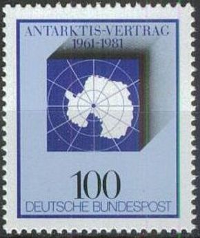 Almanya (Bat) 1981 Damgasz Antartik Antlamas S